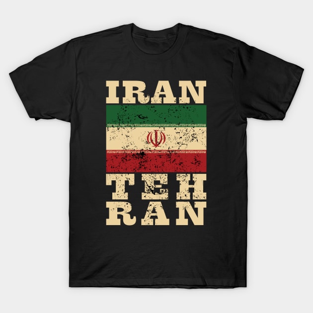 Flag of Iran T-Shirt by KewaleeTee